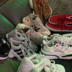 Men’s Tennis Shoes all Like New Size 10.50/ 13. 