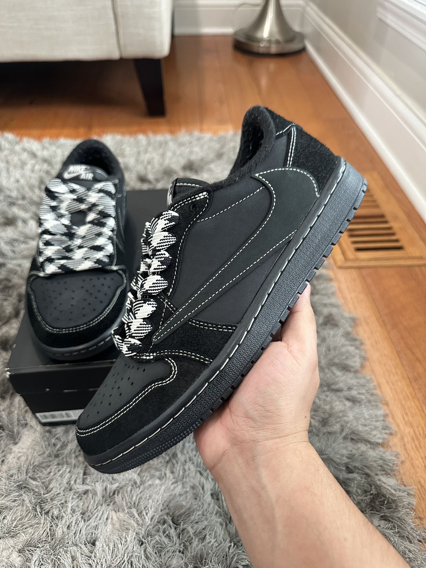 Jordan 1 Low Travis Scott Black Phantom