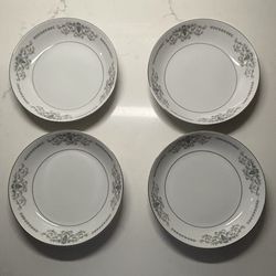 VTG 4x Mikasa Plates