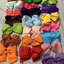 Large hair bows