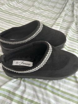 Black high Forever slippers