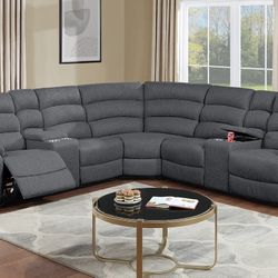 3-Piece Reclining Sectional Set