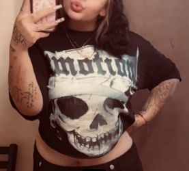 MENS MIXED EMOTION "PIRATE" CROPPED TEE