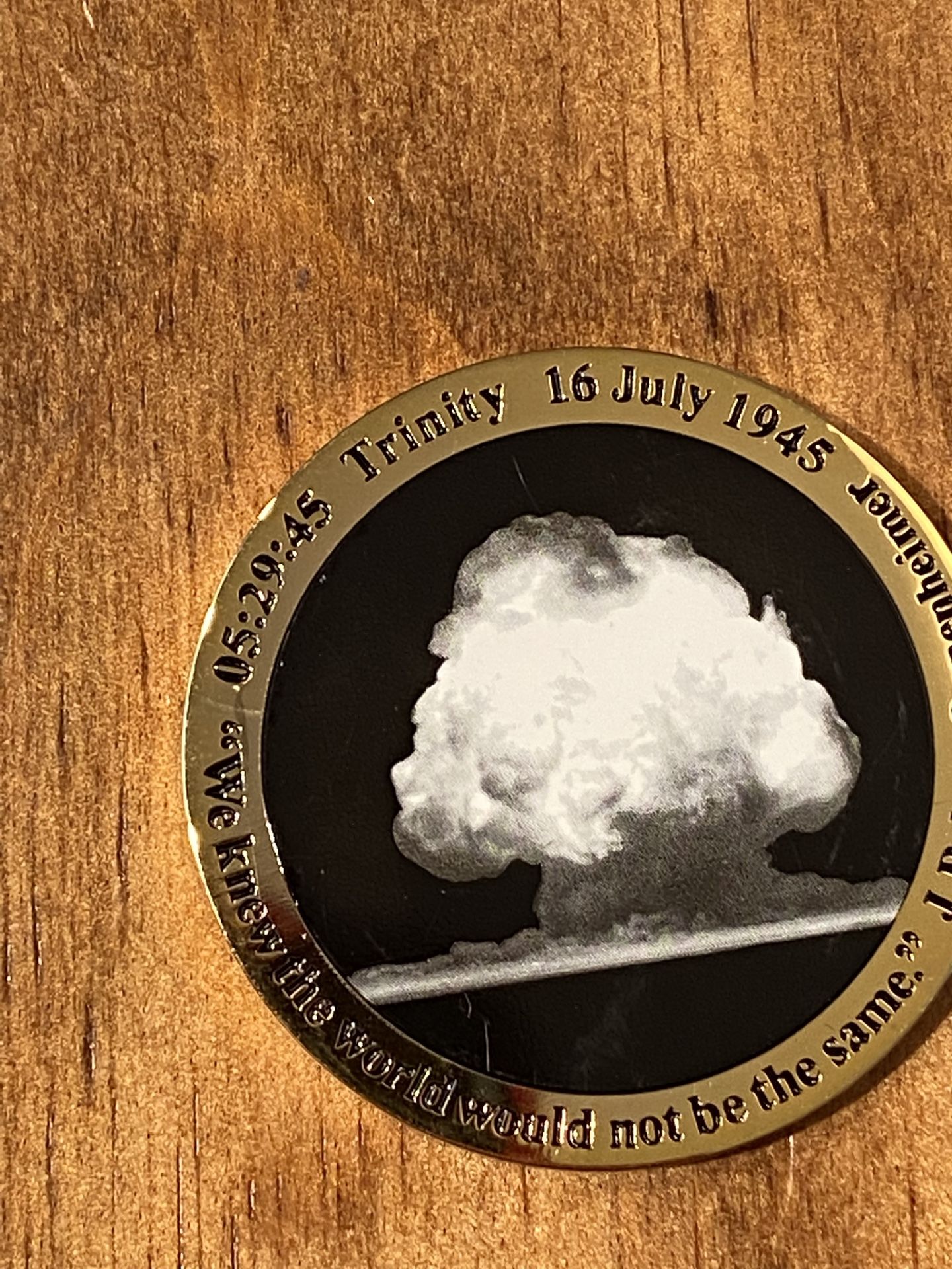 World Project Brass Coin