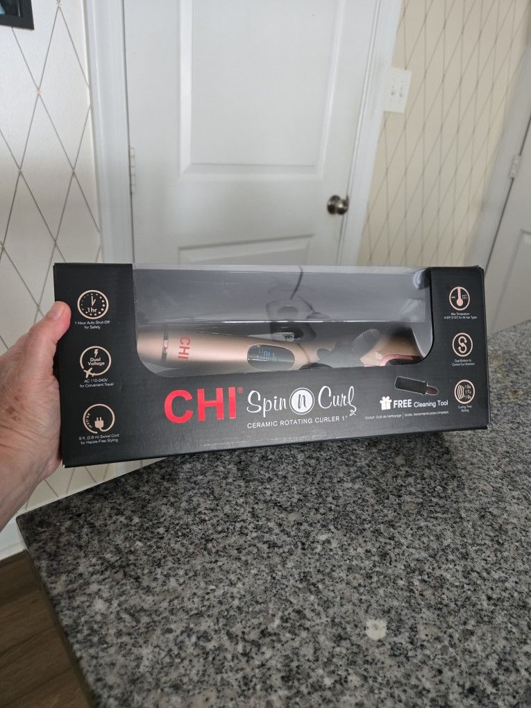 CHI Spin n curl Ceramic Rotating Curler