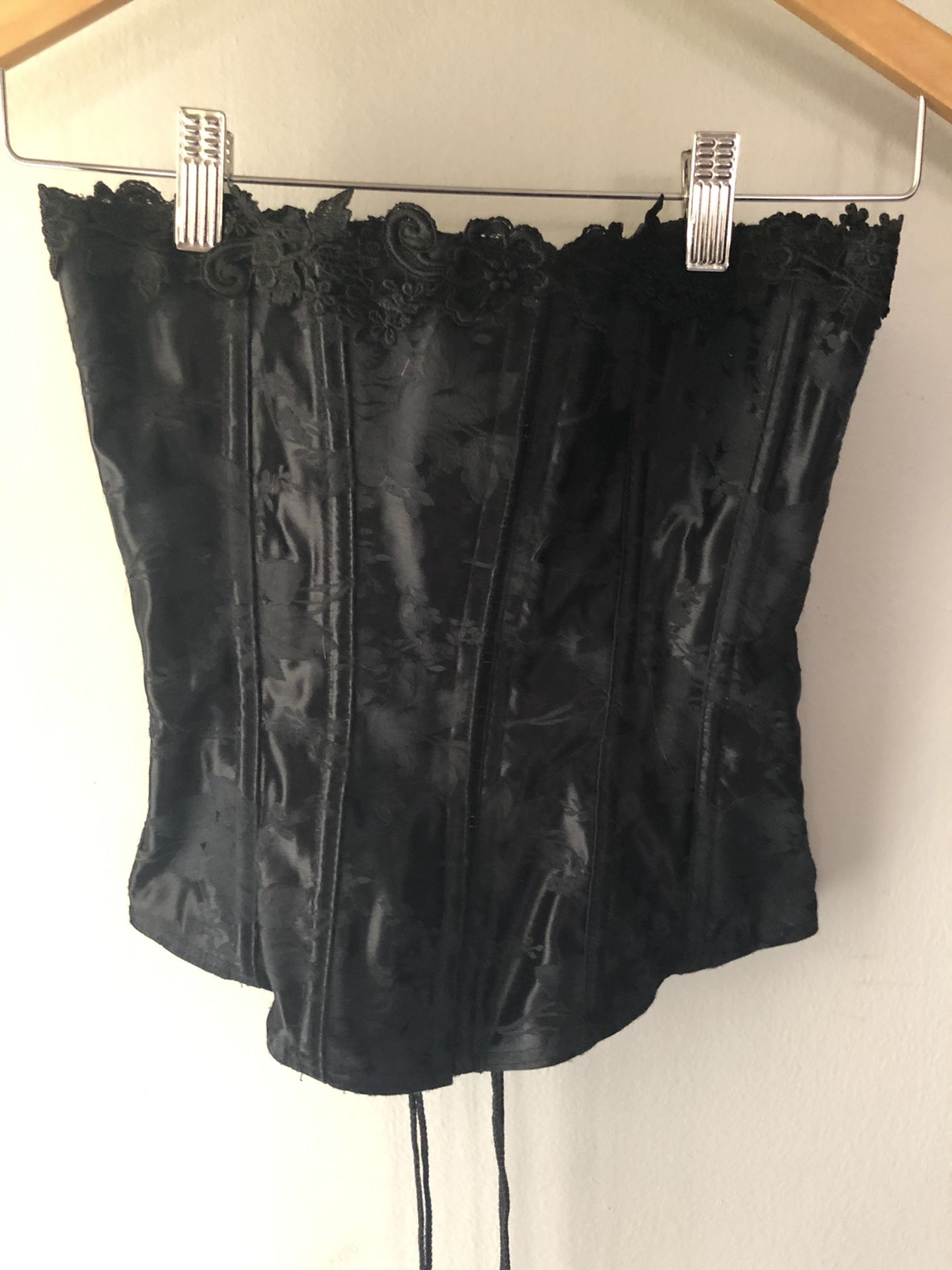 Victoria’s Secret black corset, small