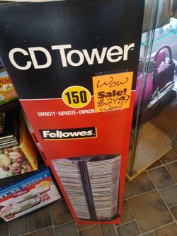 CD Tower by Fellowes