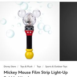 Mickey Mouse Light And Bubble Wand 