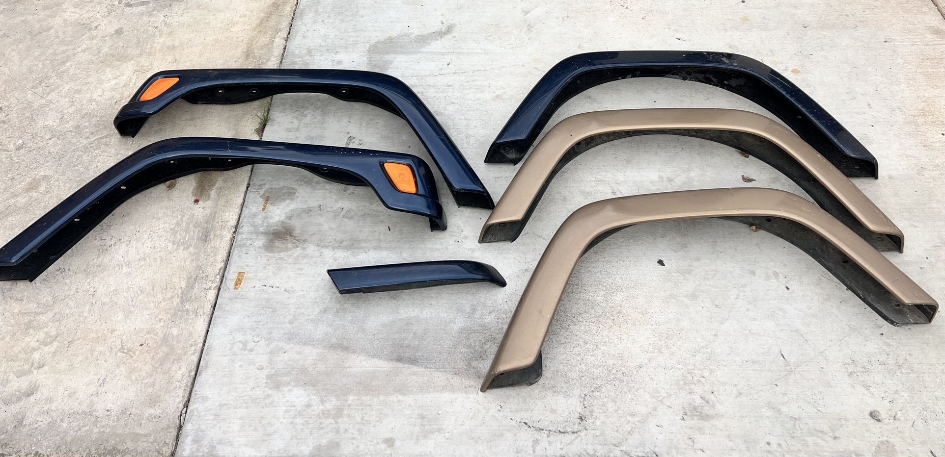 97-06 Jeep Wrangler Tj Sahara Fender Flares 