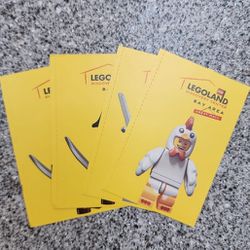 4 X Legoland Discovery Center Tickets 