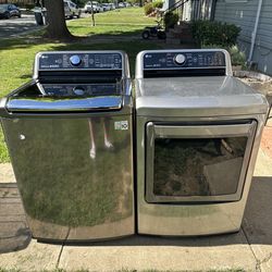 LG Black Steel Washer & Dryer Set - $699 (or $400 each)