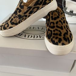 Steve Madden, Flat, Animal Print, 5 1/2