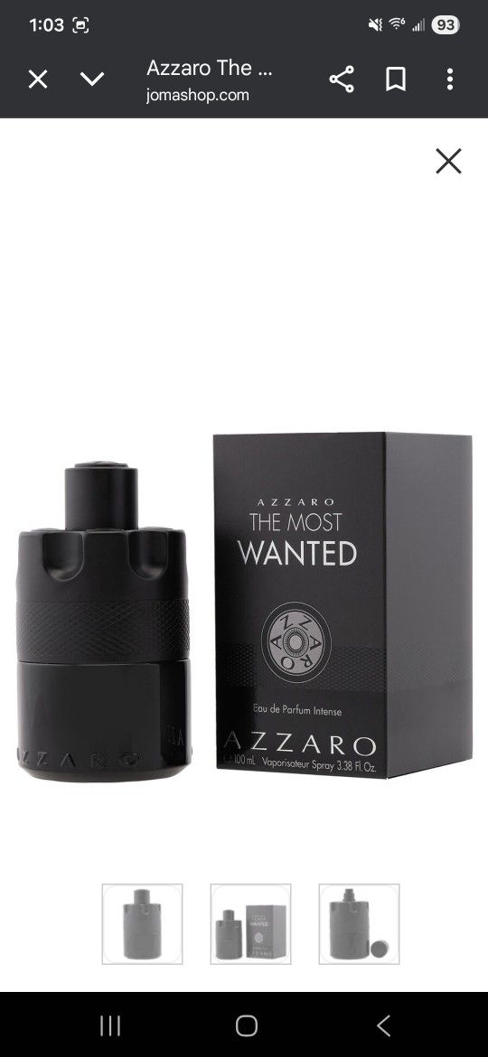 Azzaro 
The Most Wanted / EDP Spray Intense 3.4 oz (100 ml) (M)
