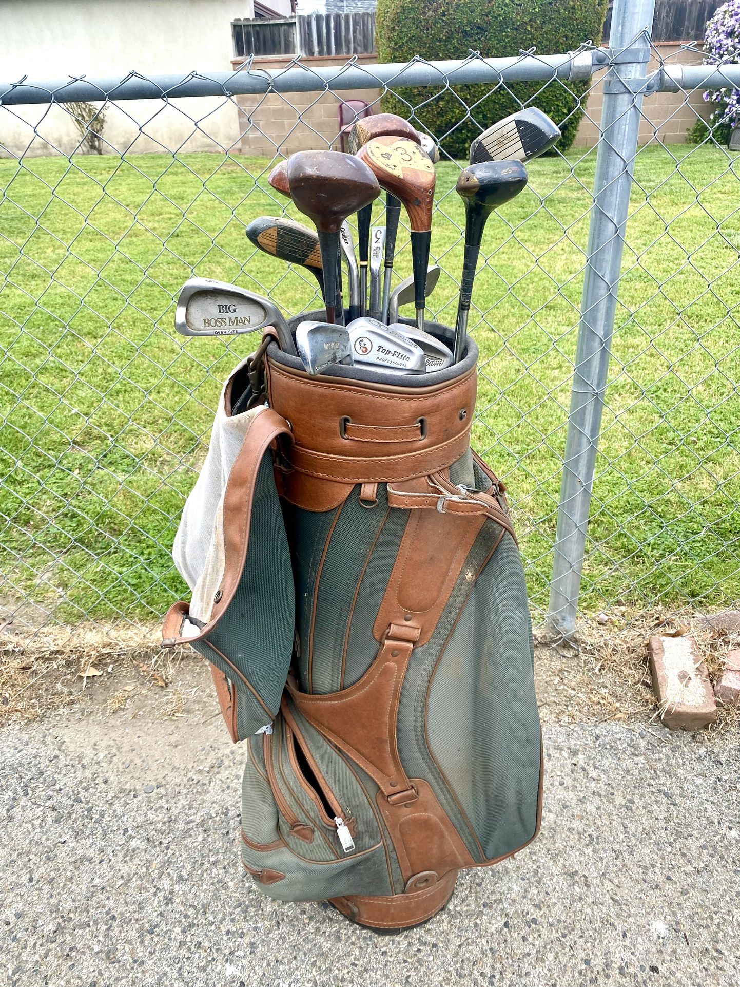 Antique Set Of Golf Clubs 