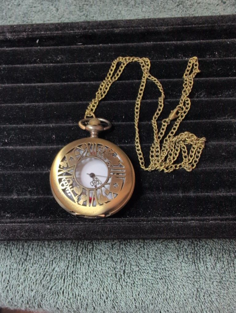 Alice In Wonderland Themed Pocket Watch