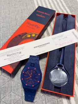 AP x Swatch Royal Pop watch collab