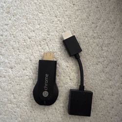 Google Chromecast 1st Generation with HDMI Adapter