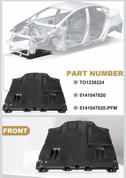 Engine Splash Shield For 2016 2017 OR 2018 Toyota Prius