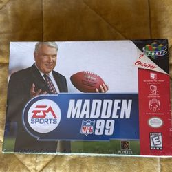 Sealed Madden 99 Nintendo 64 
