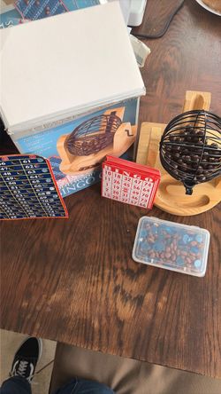 Bingo cage solid wood