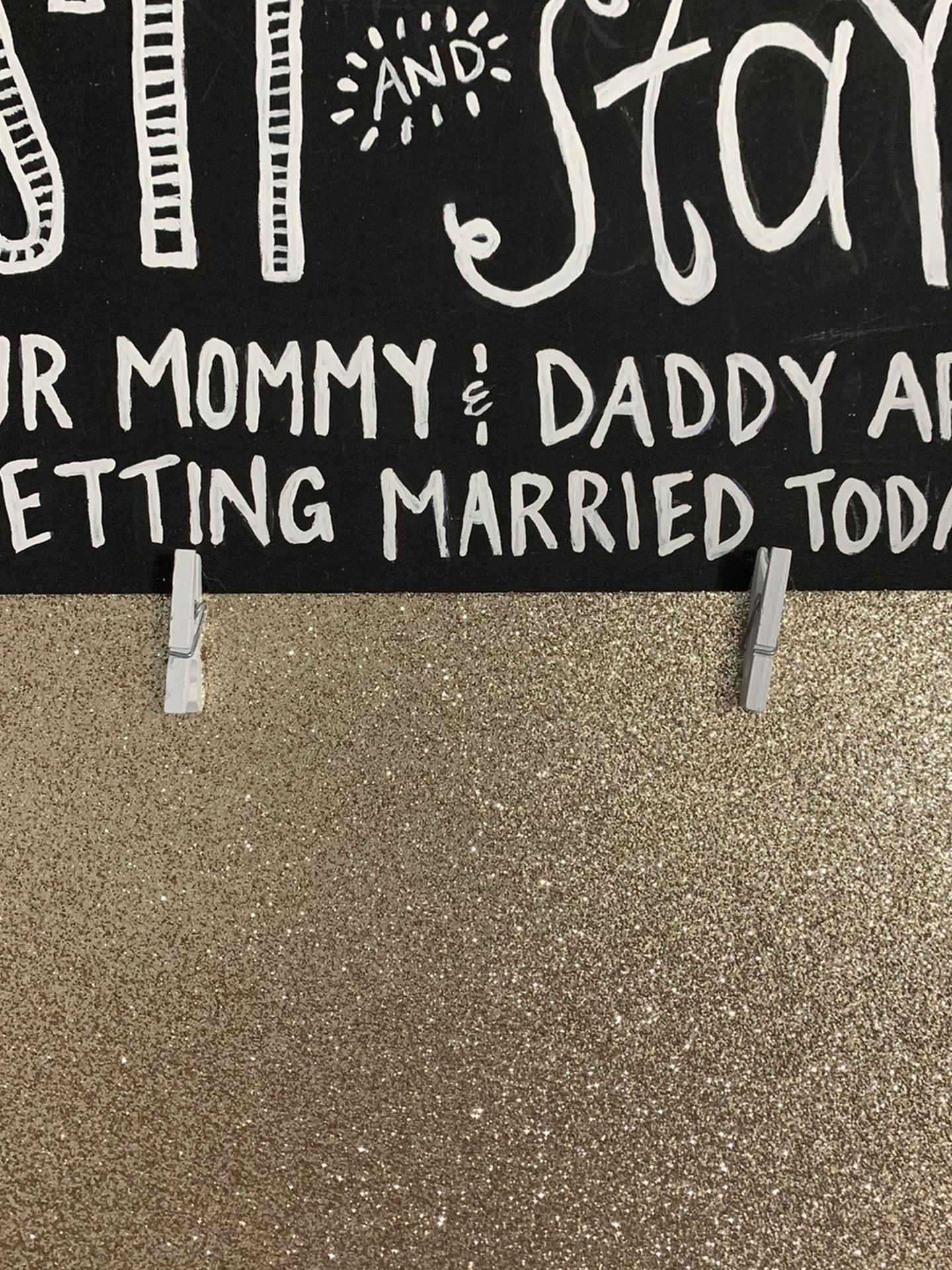 Sign for Wedding