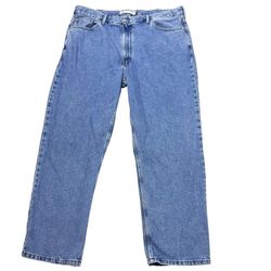 Levis 550 Jeans Men 42x30 Blue Relaxed Fit Denim Used