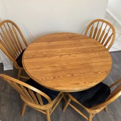 Round Oak Table For Sale 