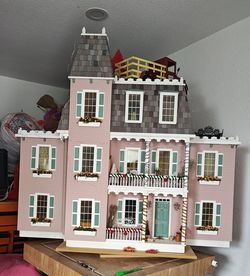 Large Revolving Victorian Dollhouse