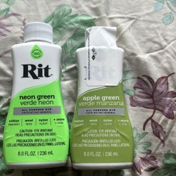 Two Green Rit Clothing Dye 
