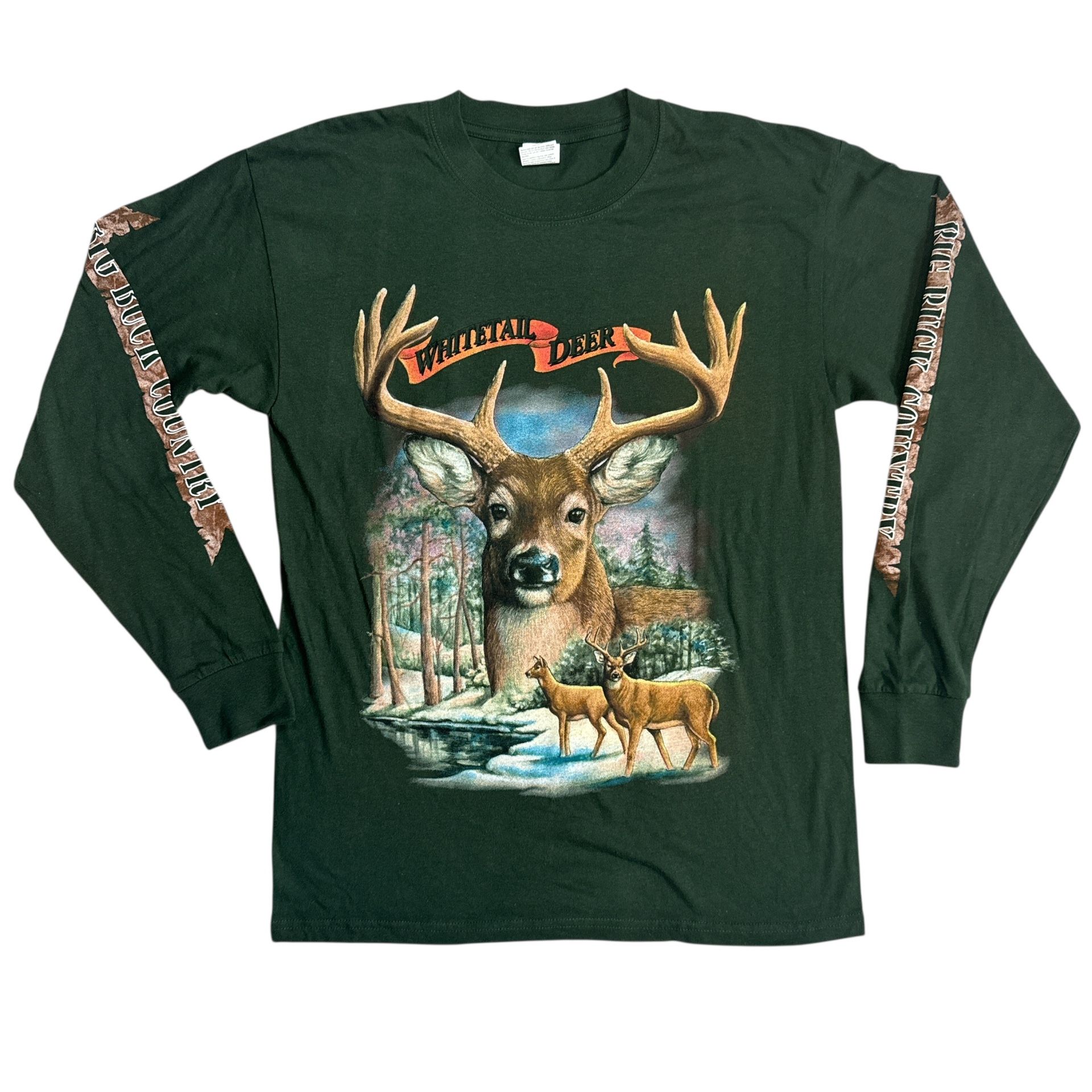 Y2K Whitetail Deer Big Buck Country T Shirt