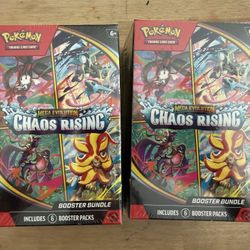 Pokémon TCG: Chaos Rising Booster Pack Lot (6 Packs) - Factory Sealed
