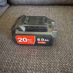 20V 6.0Ah Lithium-Ion Replacement Battery for SKIL BY519601 BY519603 BY519701 BY519702 BY519703, Compatible with Skil 20V Cordless Power Tools and Cha