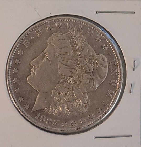 1885 Morgan Silver Dollar Nice Details