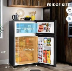 Mini Fridge With Freezer