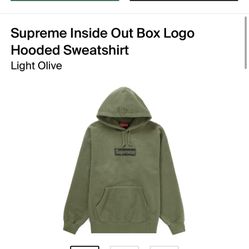 Supreme Inside Out Box Logo Hooded Size M