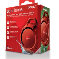 iSound Bluetooth Duratunes Speaker - Red