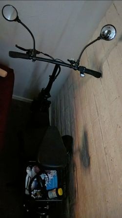 Electric scooter with seats
