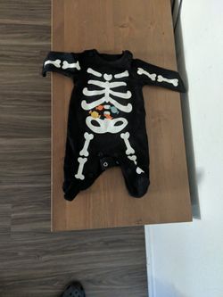 Newborn Skeleton Onesie