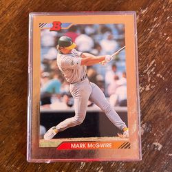 Mark McGwire Bowman Gold 1992 Mint Condition