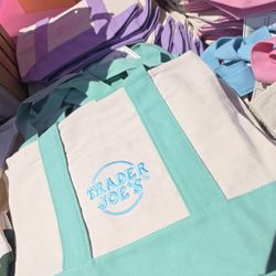 Trader Joe Pastel Bag