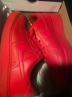 07 Nike Air Force 1  Red men’s size 9 new condition