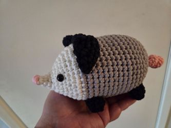 Chrochet Opossum - hand made