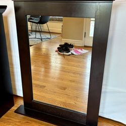 Bathroom Mirror and Hanging Bathroom Cabinet