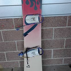 Snow Board With Bindings