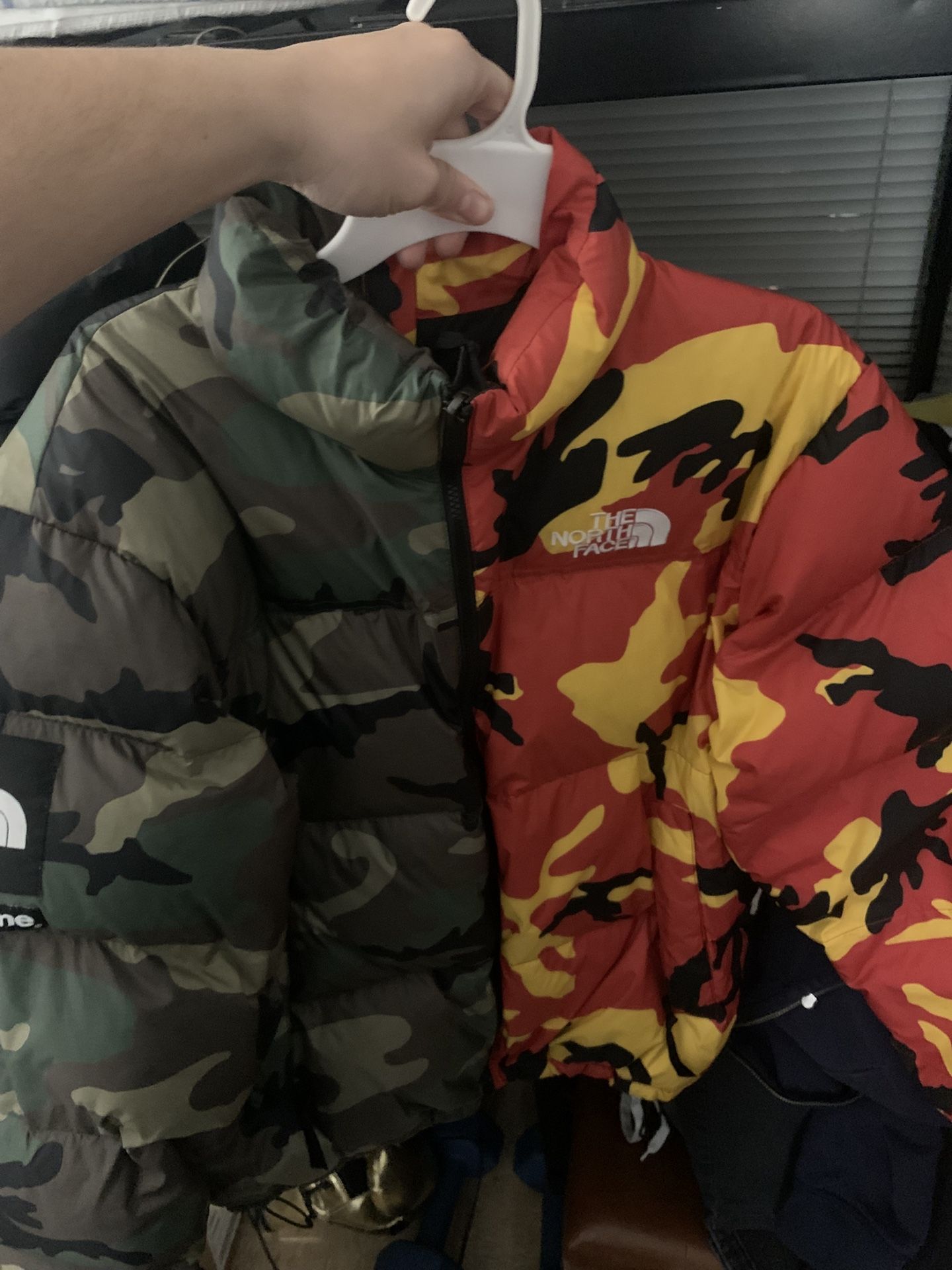 Supreme x north face puffer jacket