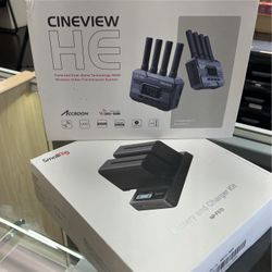 Accsoon CineView HE Multi-Spectrum Wireless Video Transmission System With Battery Set If Two And Charger
