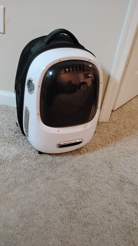 PETKIT Cat Backpack Carrier , Airline-Approved Pet Backpack Bubble for Kitty Small Dog, Detachable Dog Backpack with Padded Strap for Travel, Hiking,