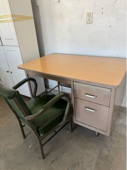 Steel desk