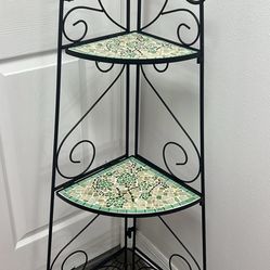 Plant Rack Corner Shelf 47” Tall
