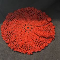 Crochet Doily/ Mantelito Set Of 1